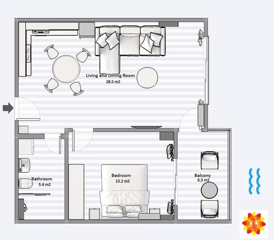 Vista View Comfort Saranda Kültér fotó